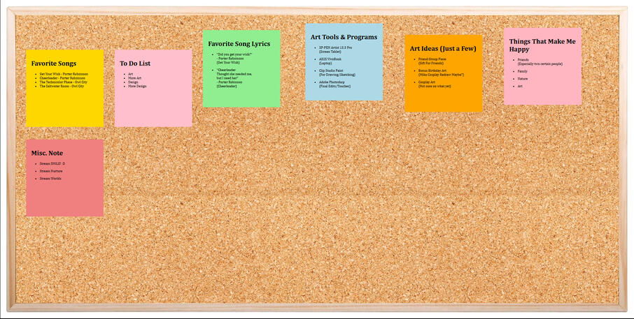 Bulletin Board [HTML Test] (Coding Project) Live Website Link