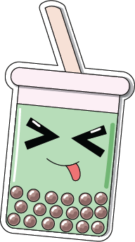 Boba Tea Sticker 3 (Sticker Project)