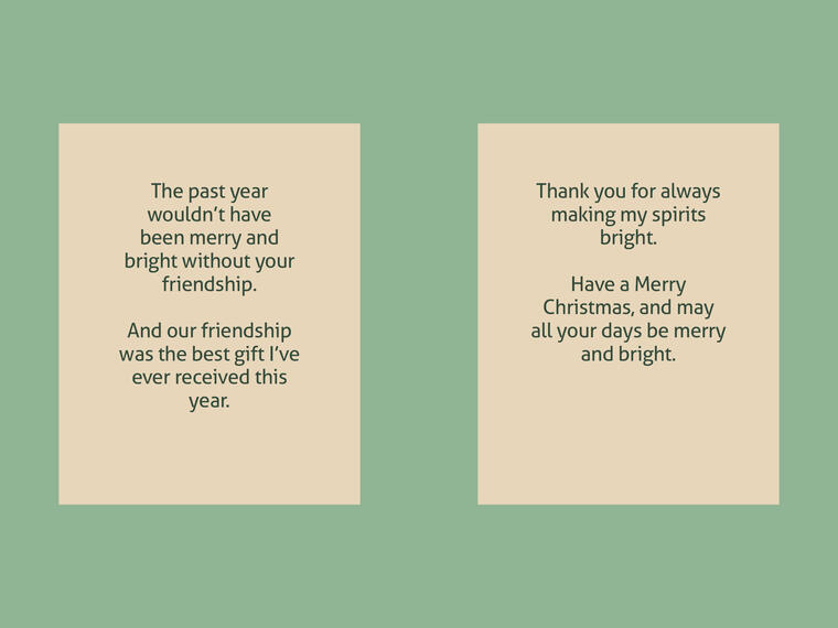 Friend Christmas Card [Inside] (Extra Credit)